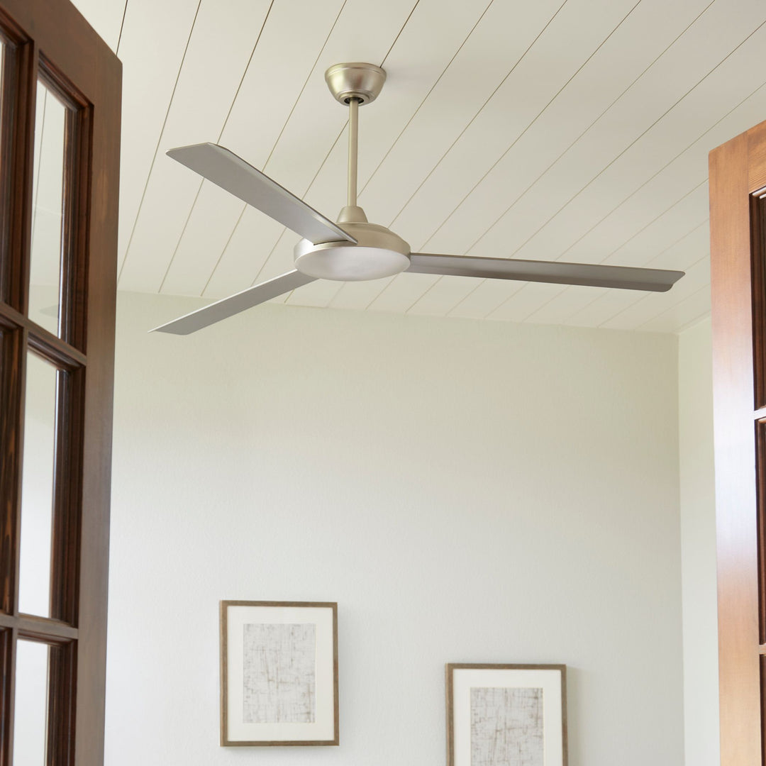Aerovon 52-in  Satin Nickel  Ceiling Fan