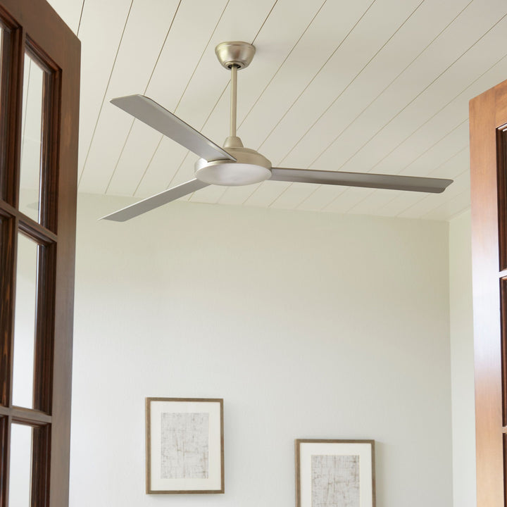 Aerovon 52-in  Satin Nickel  Ceiling Fan