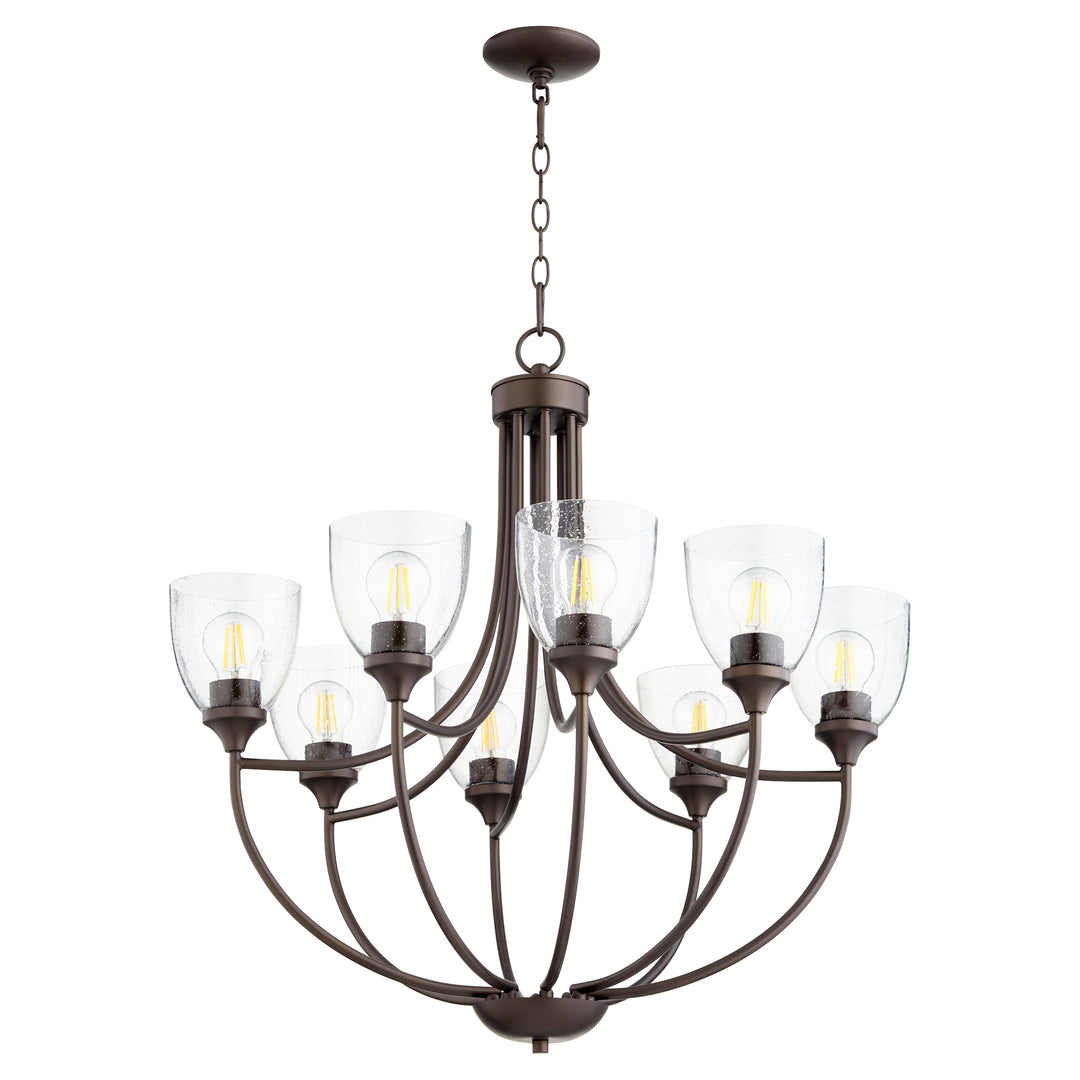 Enclave Clr/Sd Chandelier - Oiled Bronze