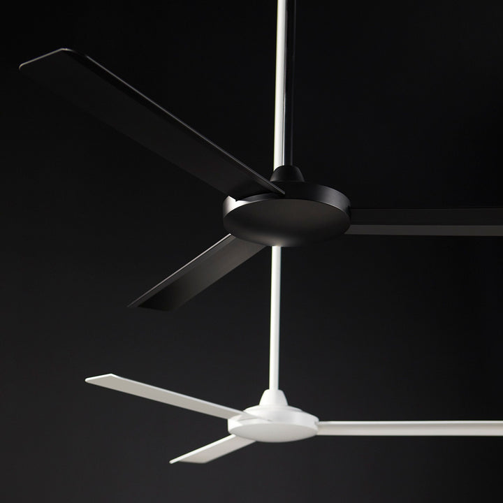 AEROVON 60" Matte Black Damp Ceiling Fan