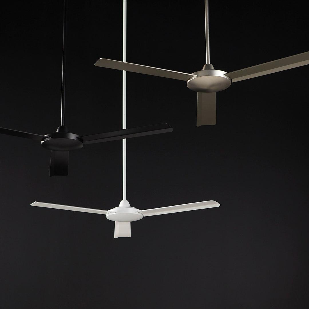 AEROVON 60" Matte Black Damp Ceiling Fan