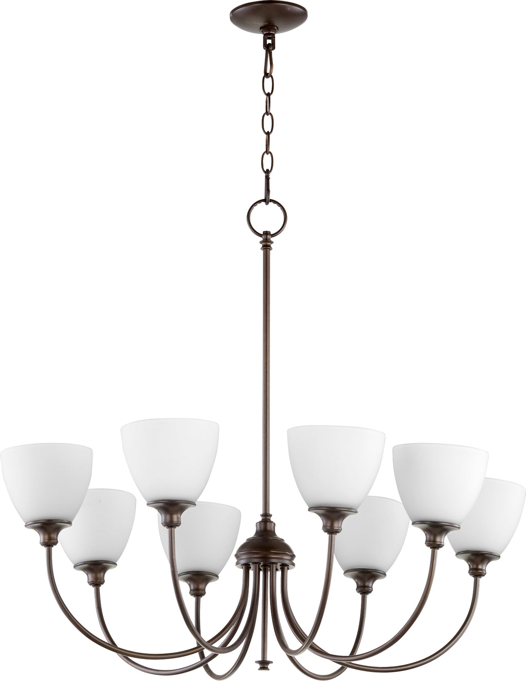Celeste 8 Light Chandelier - Oiled Bronze