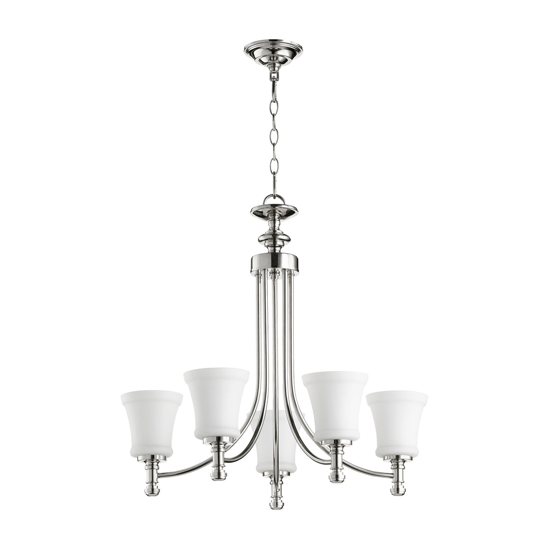 ROSSINGTON 5 Light Chandelier - Polished Nickel
