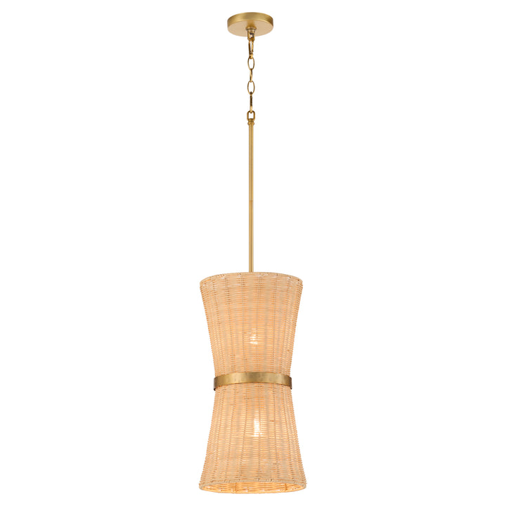 FAIRVIEW 2 Light Pendant - Brushed Brass