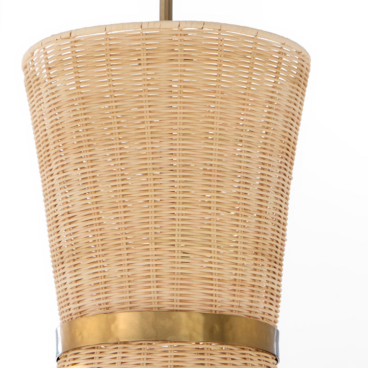 FAIRVIEW 2 Light Pendant - Brushed Brass