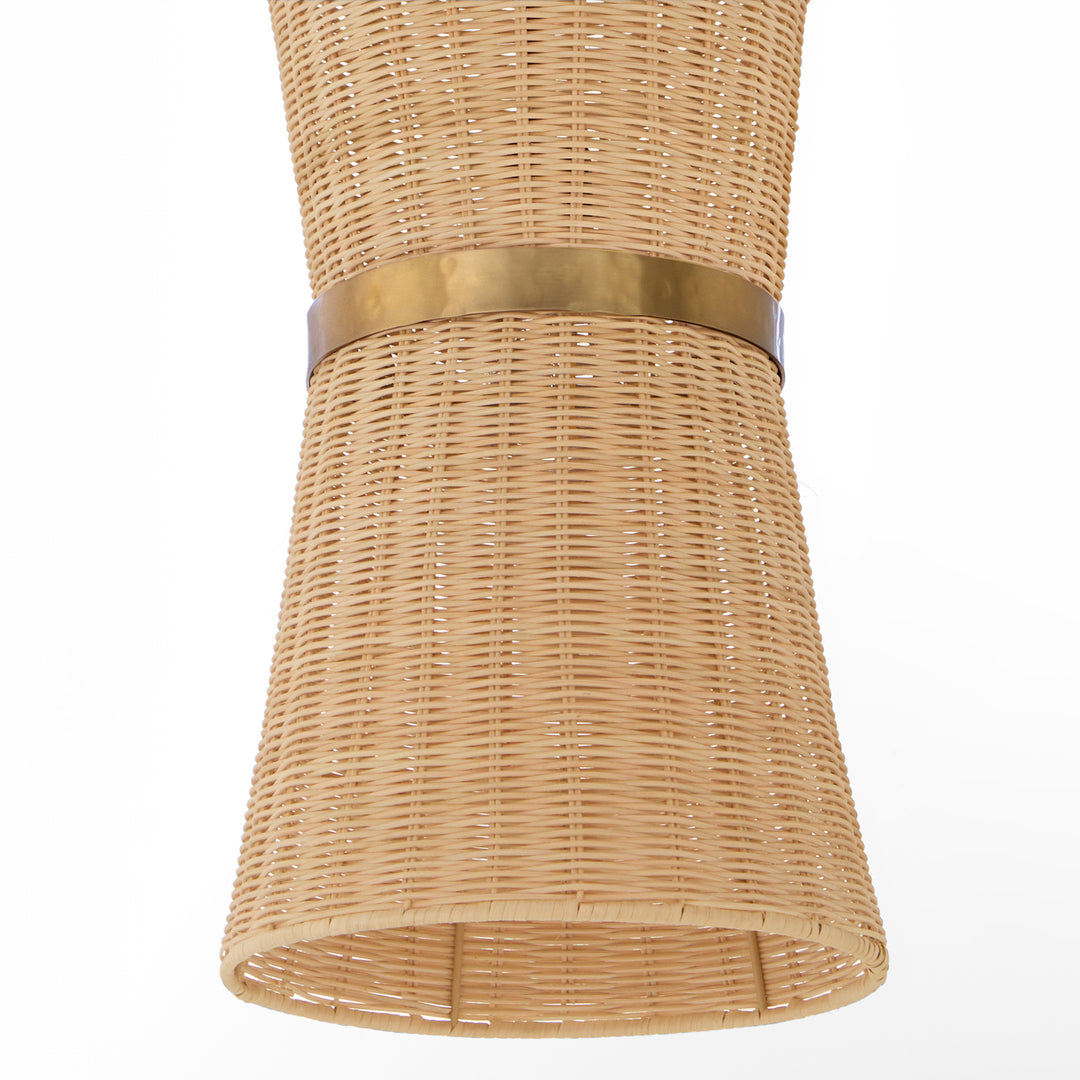 FAIRVIEW 2 Light Pendant - Brushed Brass