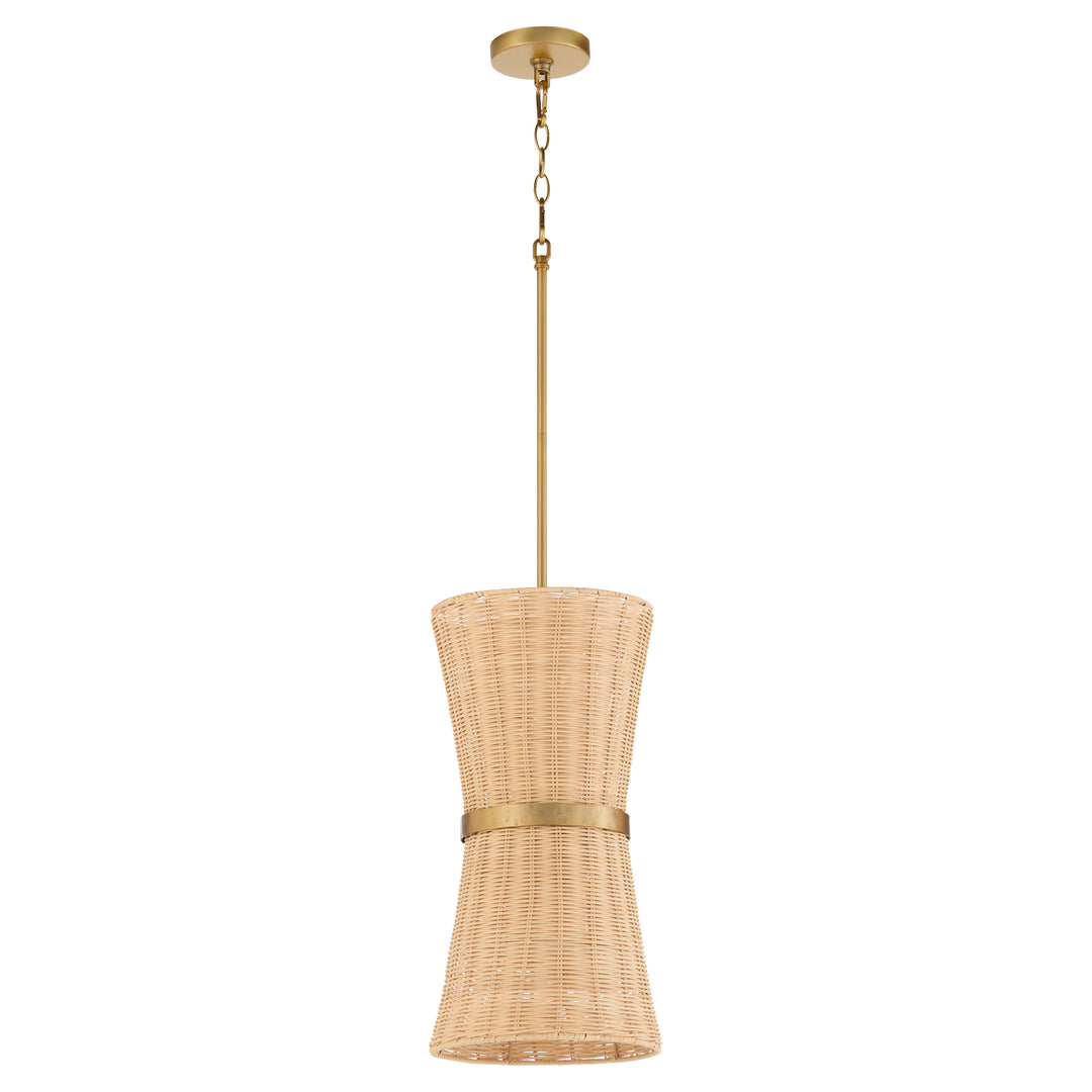 FAIRVIEW 2 Light Pendant - Brushed Brass