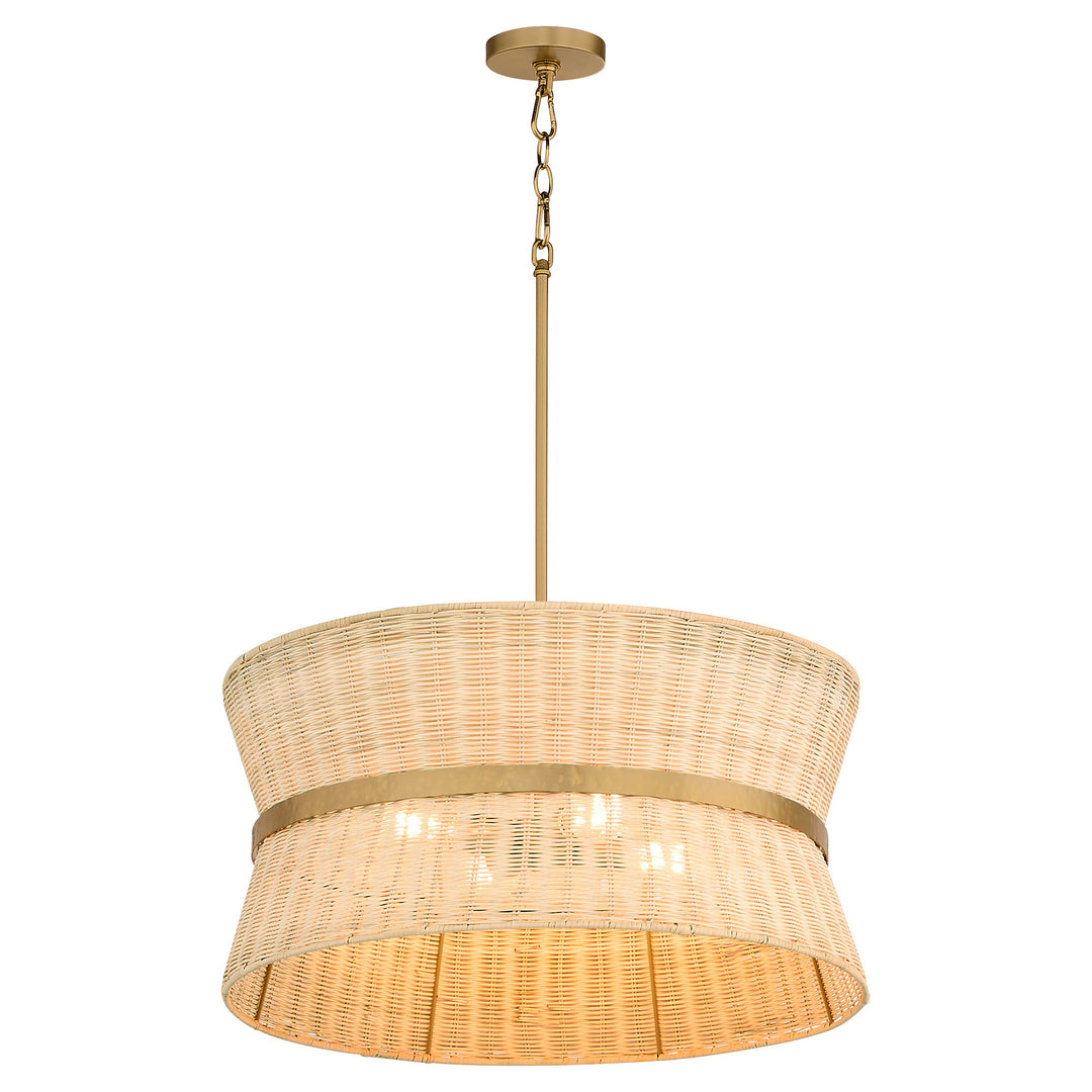 FAIRVIEW 4 Light Pendant - Brushed Brass