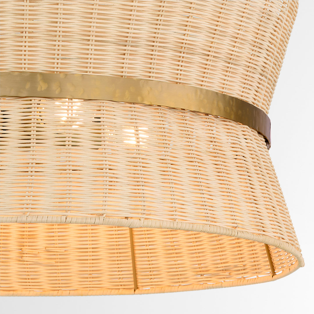 FAIRVIEW 4 Light Pendant - Brushed Brass