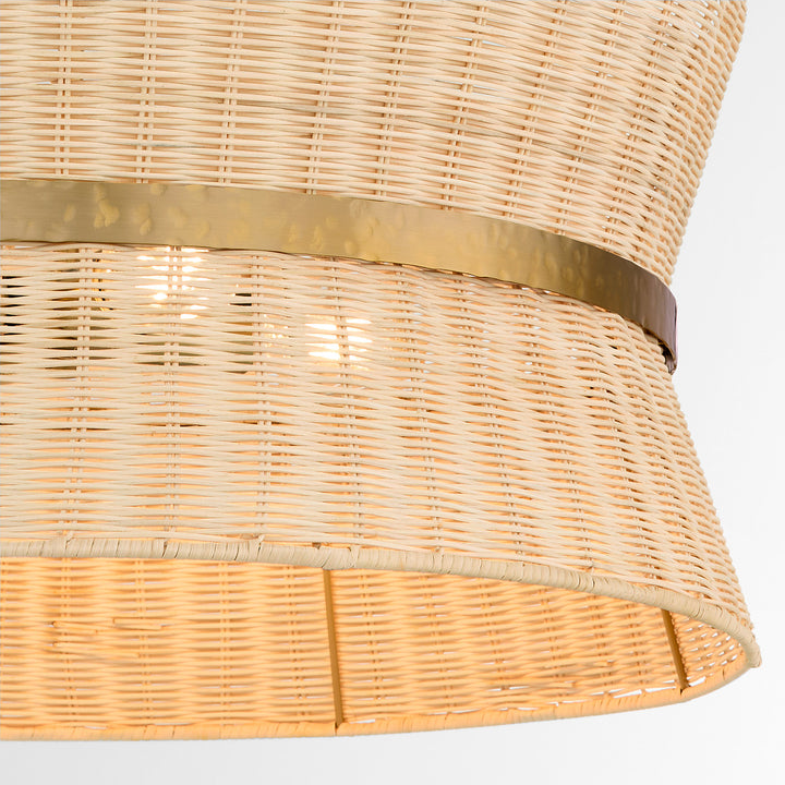 FAIRVIEW 4 Light Pendant - Brushed Brass