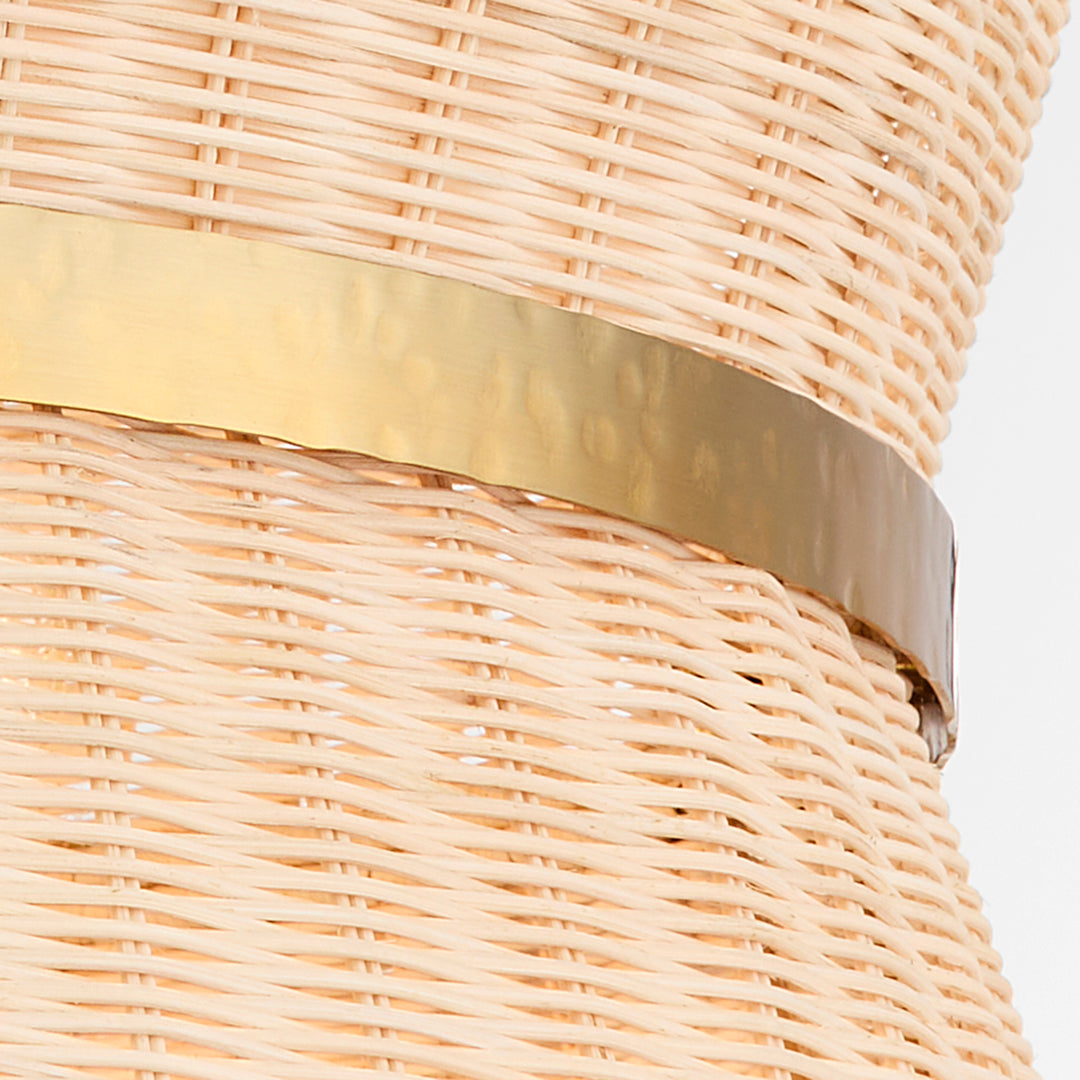 FAIRVIEW 4 Light Pendant - Brushed Brass