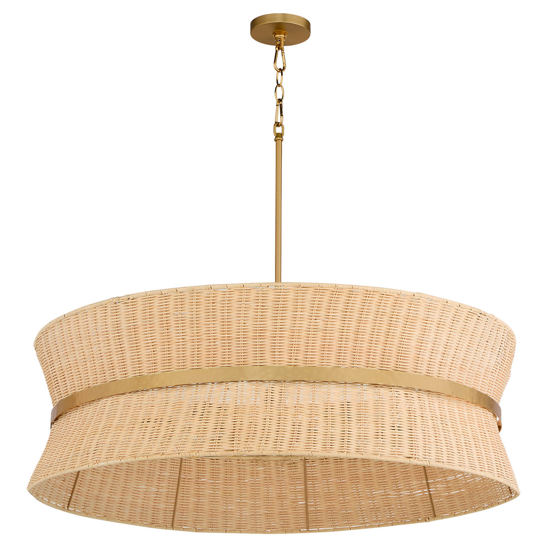 FAIRVIEW 8 Light Pendant - Brushed Brass