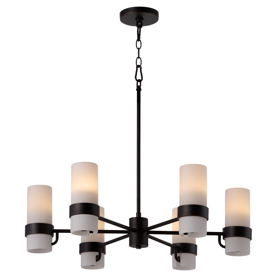 Sojourn 6 Light Chandelier - Bronze