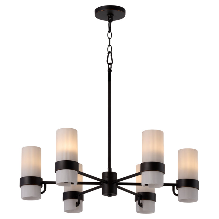 Sojourn 6 Light Chandelier - Bronze