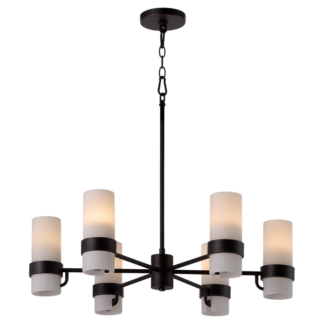 Sojourn 6 Light Chandelier - Bronze