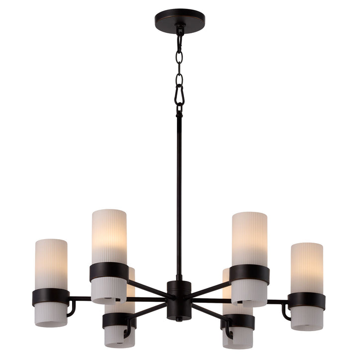 Sojourn 6 Light Chandelier - Bronze