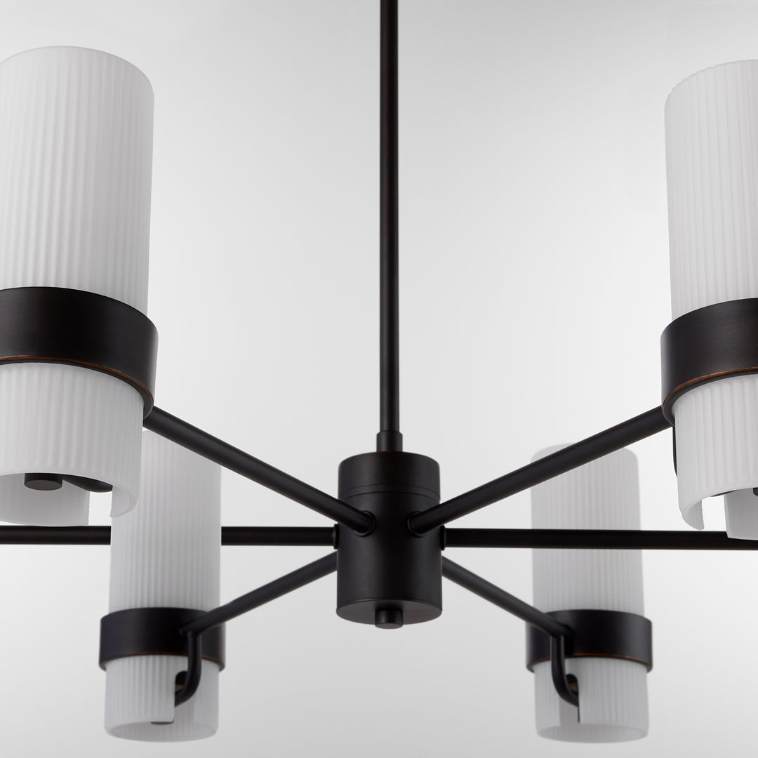 Sojourn 6 Light Chandelier - Bronze
