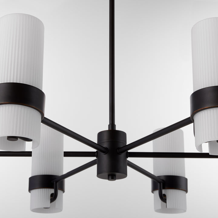 Sojourn 6 Light Chandelier - Bronze