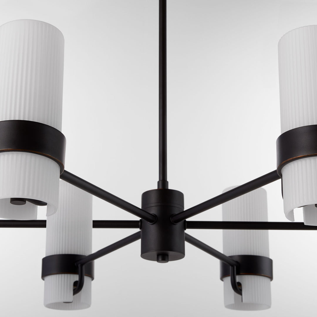 Sojourn 6 Light Chandelier - Bronze