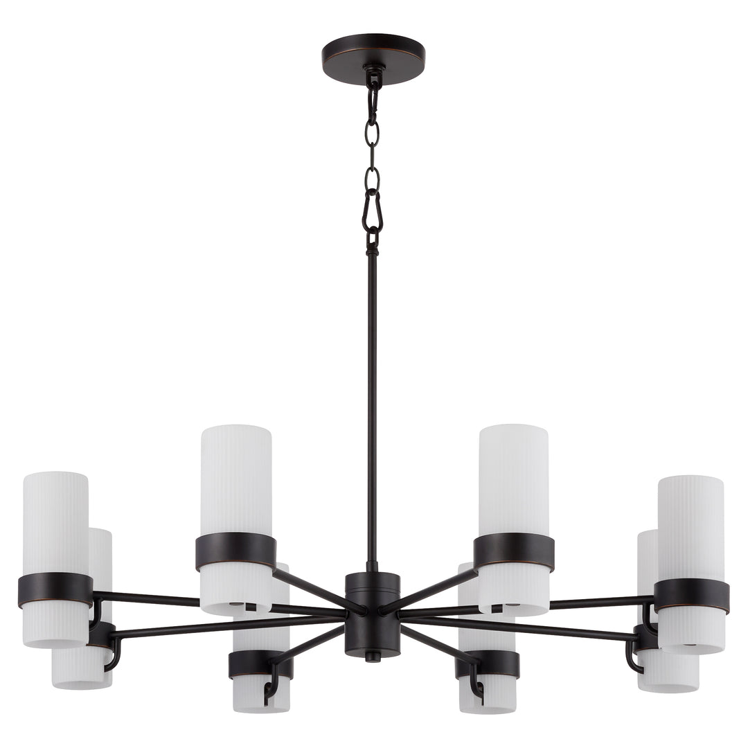 Sojourn 8 Light Chandelier - Bronze