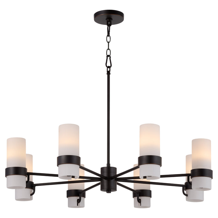 Sojourn 8 Light Chandelier - Bronze
