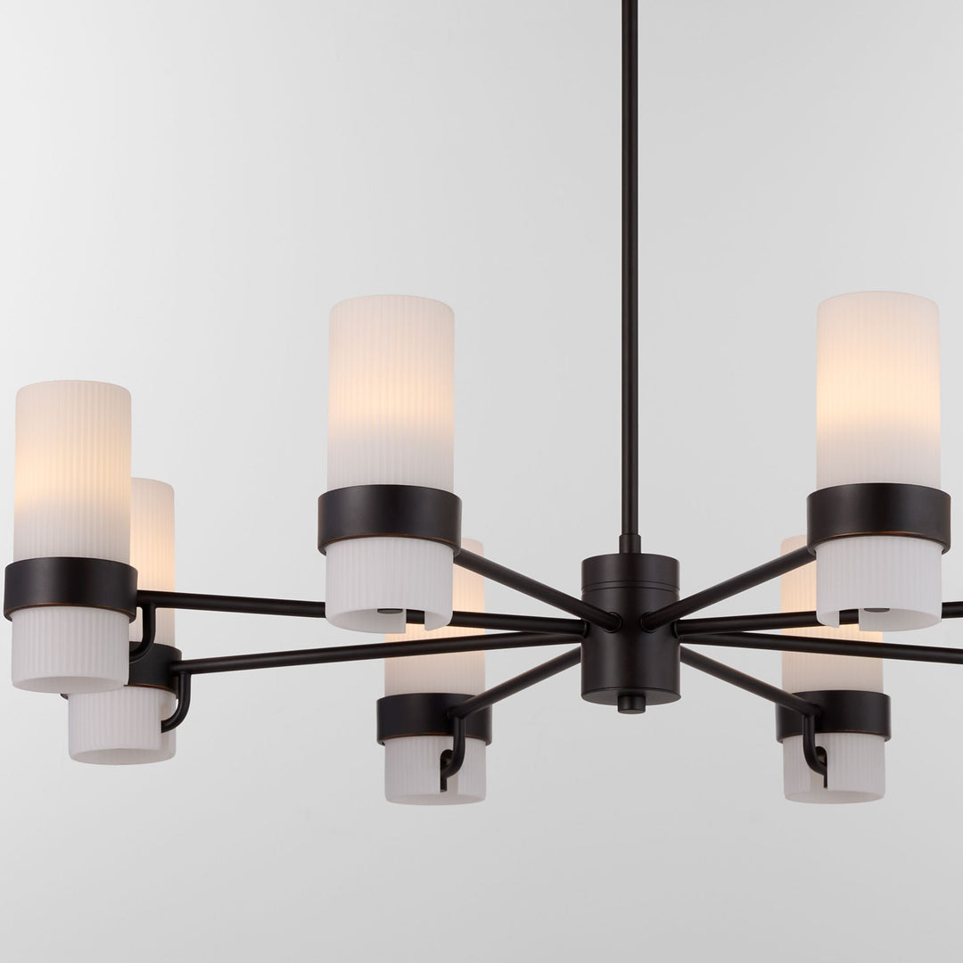 Sojourn 8 Light Chandelier - Bronze