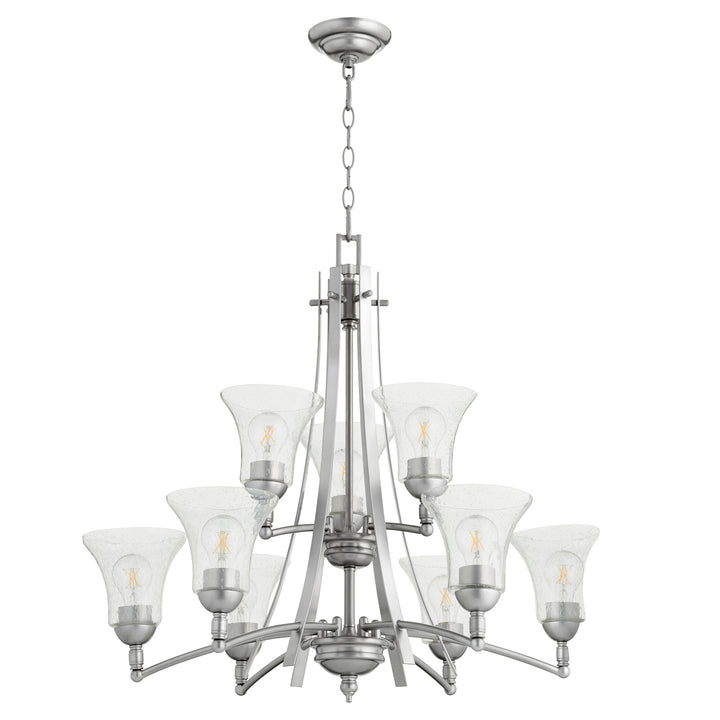 Aspen 9 Light Chandelier - Classic Nickel