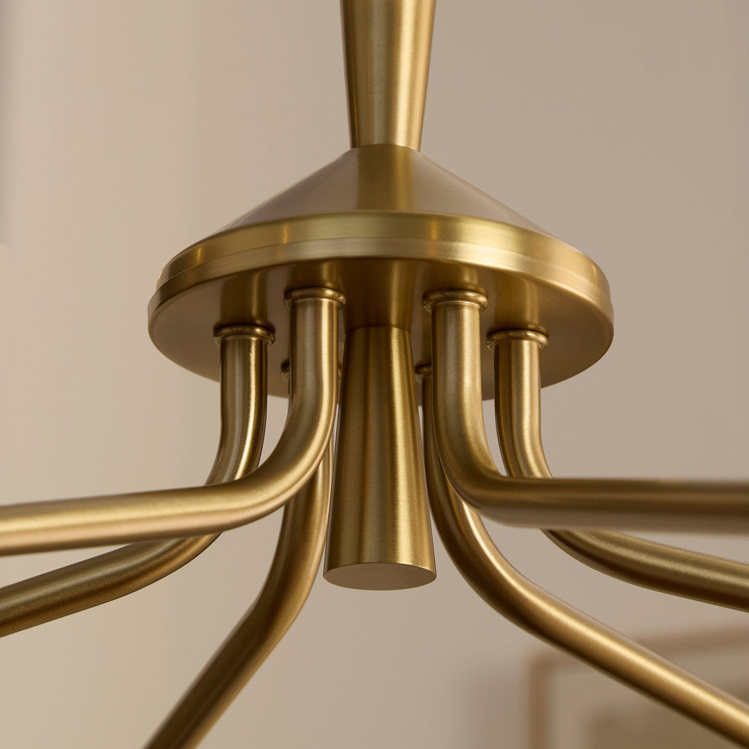 PROVIDENCE 6 Light Chandelier - Aged Brass
