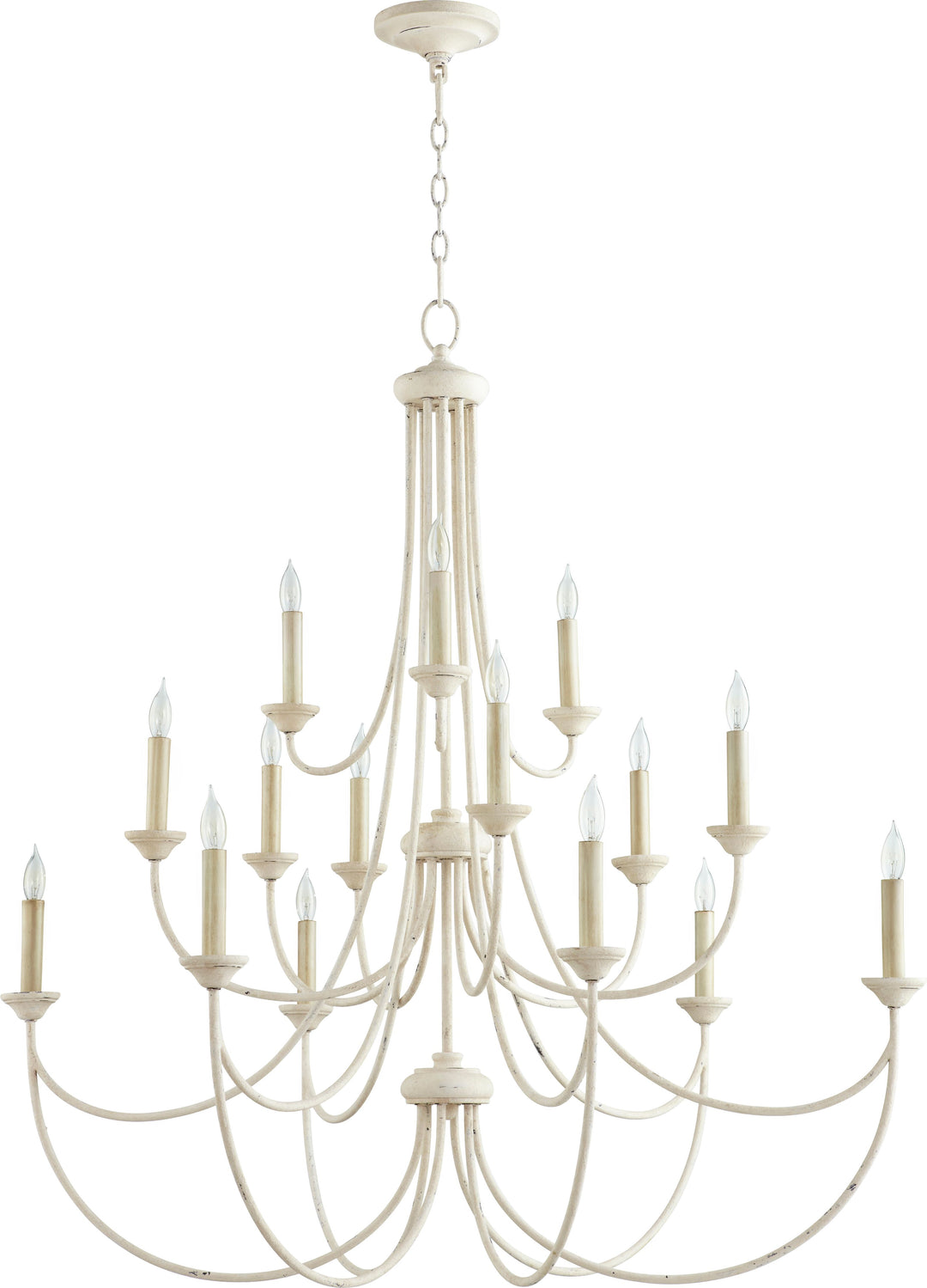 Brooks 15 Light  Persian White  Traditional Chandelier