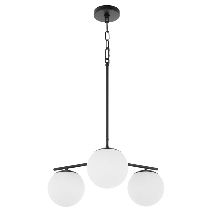JASPER 3 Light Chandelier - Matte Black