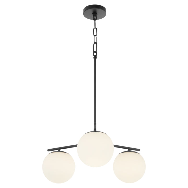 JASPER 3 Light Chandelier - Matte Black