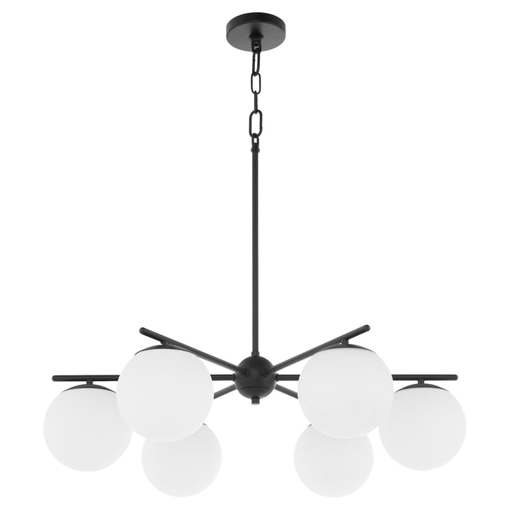 JASPER 6 Light Chandelier - Matte Black