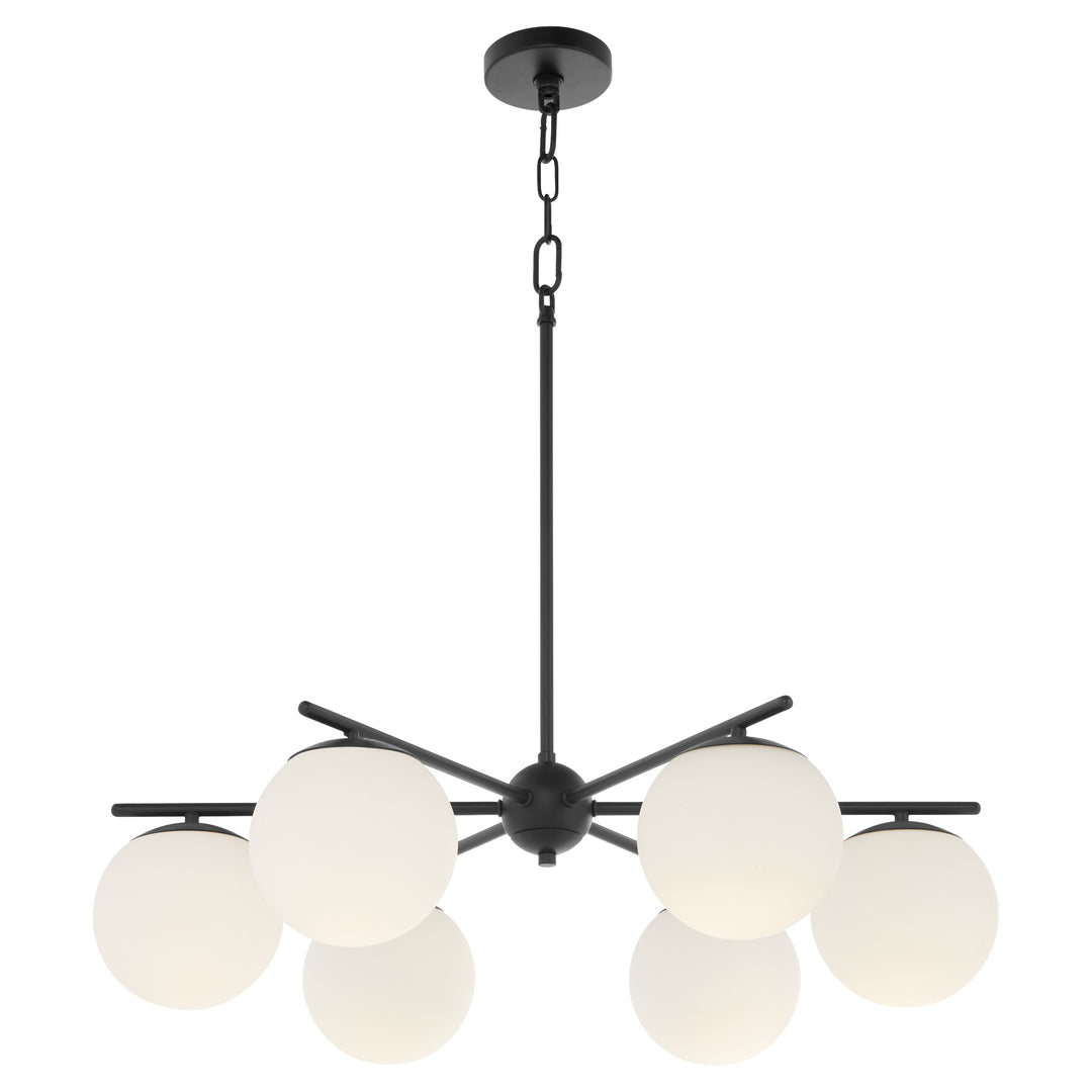 JASPER 6 Light Chandelier - Matte Black