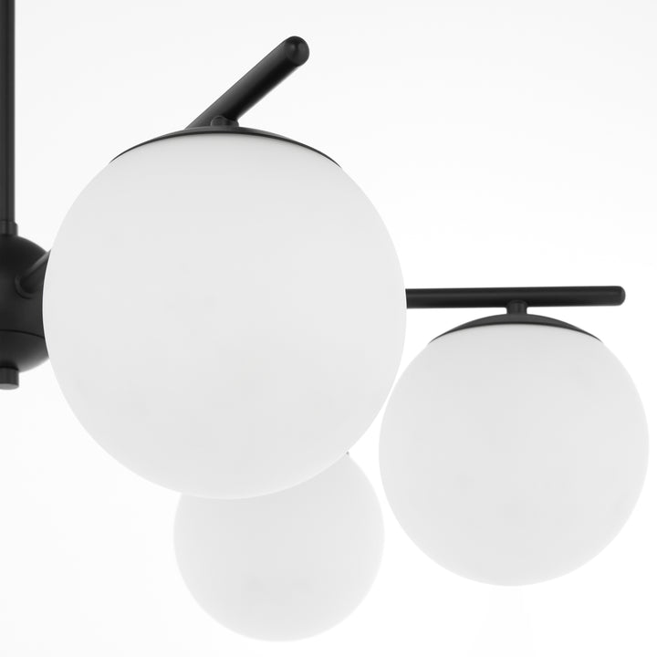 JASPER 6 Light Chandelier - Matte Black
