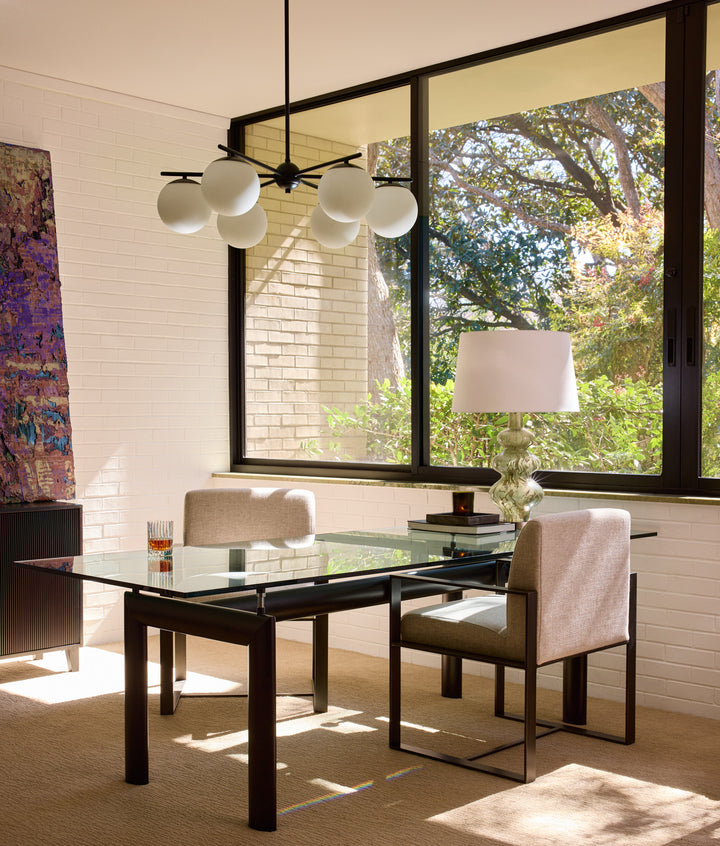 JASPER 6 Light Chandelier - Matte Black