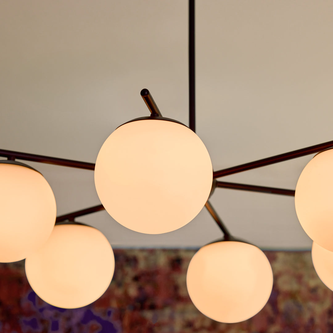 JASPER 6 Light Chandelier - Matte Black