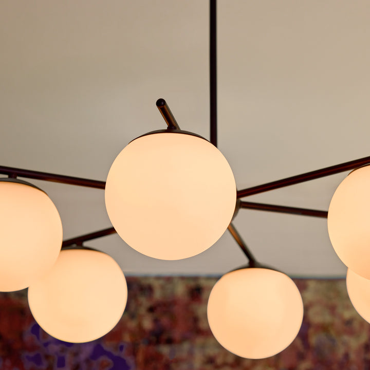 JASPER 6 Light Chandelier - Matte Black