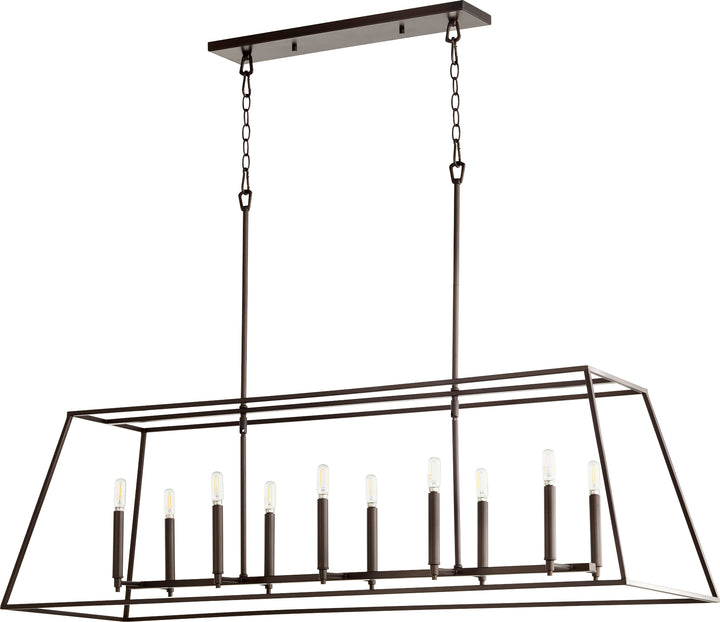 Gabriel 10 Light Linear - Oiled Bronze