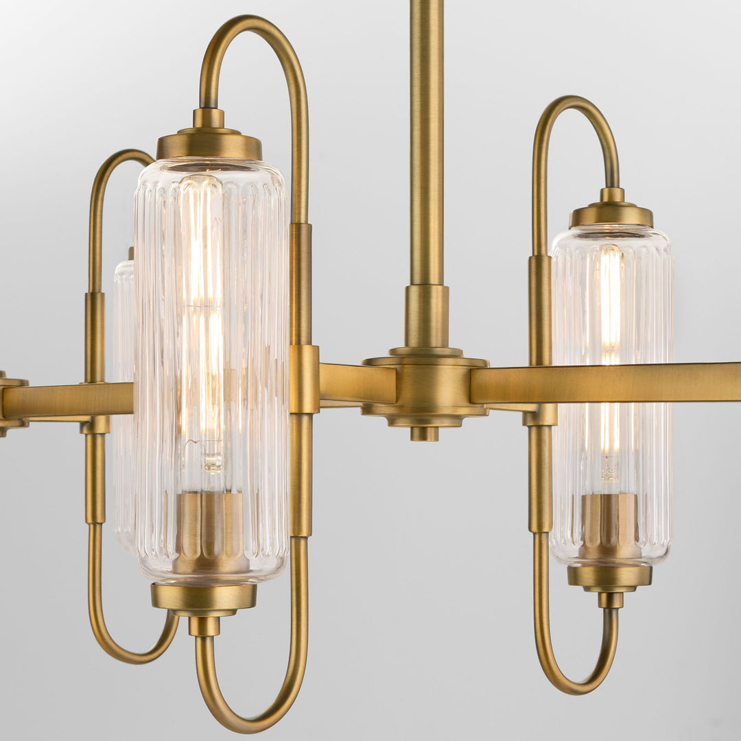 WHITMIRE 6 Light Linear - Brushed Brass