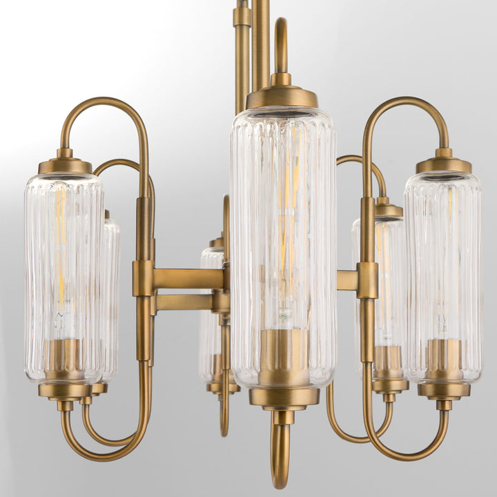 WHITMIRE 6 Light Linear - Brushed Brass