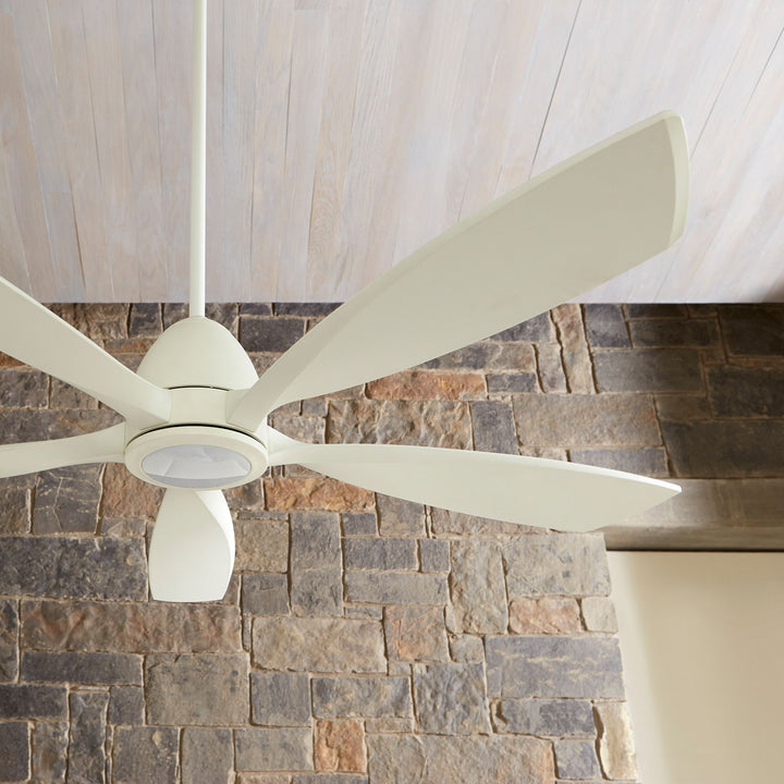 Holt 56" Studio White Modern and Contemporary Ceiling Fan