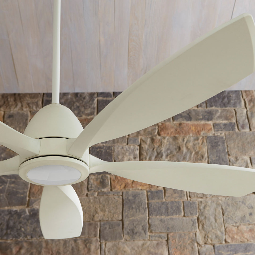 Holt 56" Studio White Modern and Contemporary Ceiling Fan