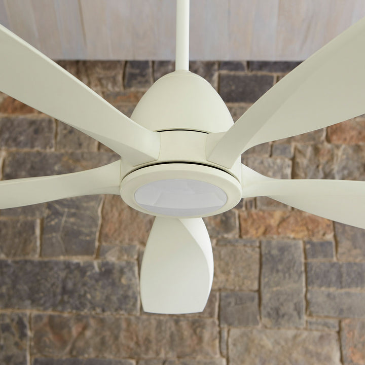 Holt 56" Studio White Modern and Contemporary Ceiling Fan