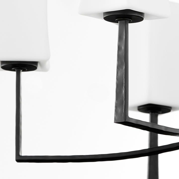 AYALA 6 Light Chandelier - Matte Black