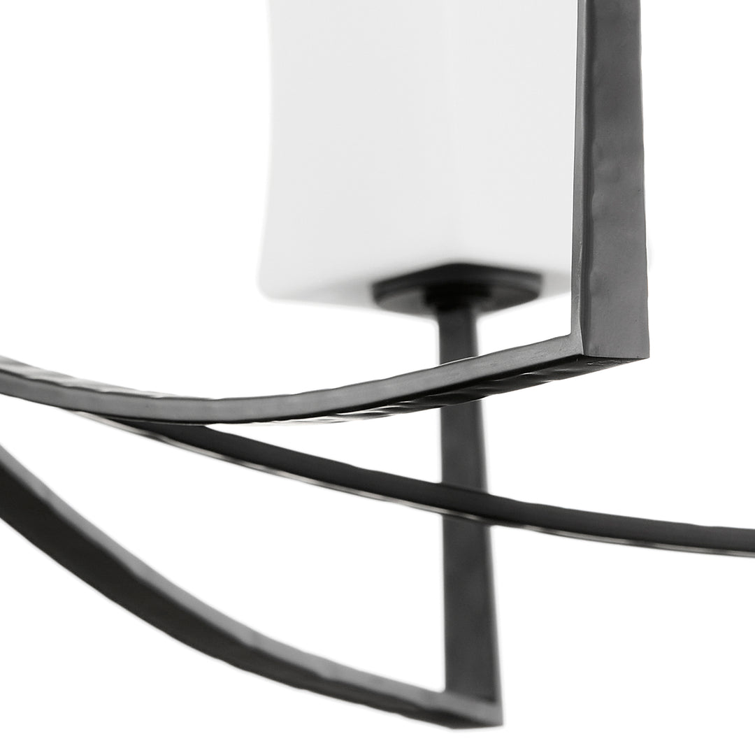 AYALA 6 Light Chandelier - Matte Black