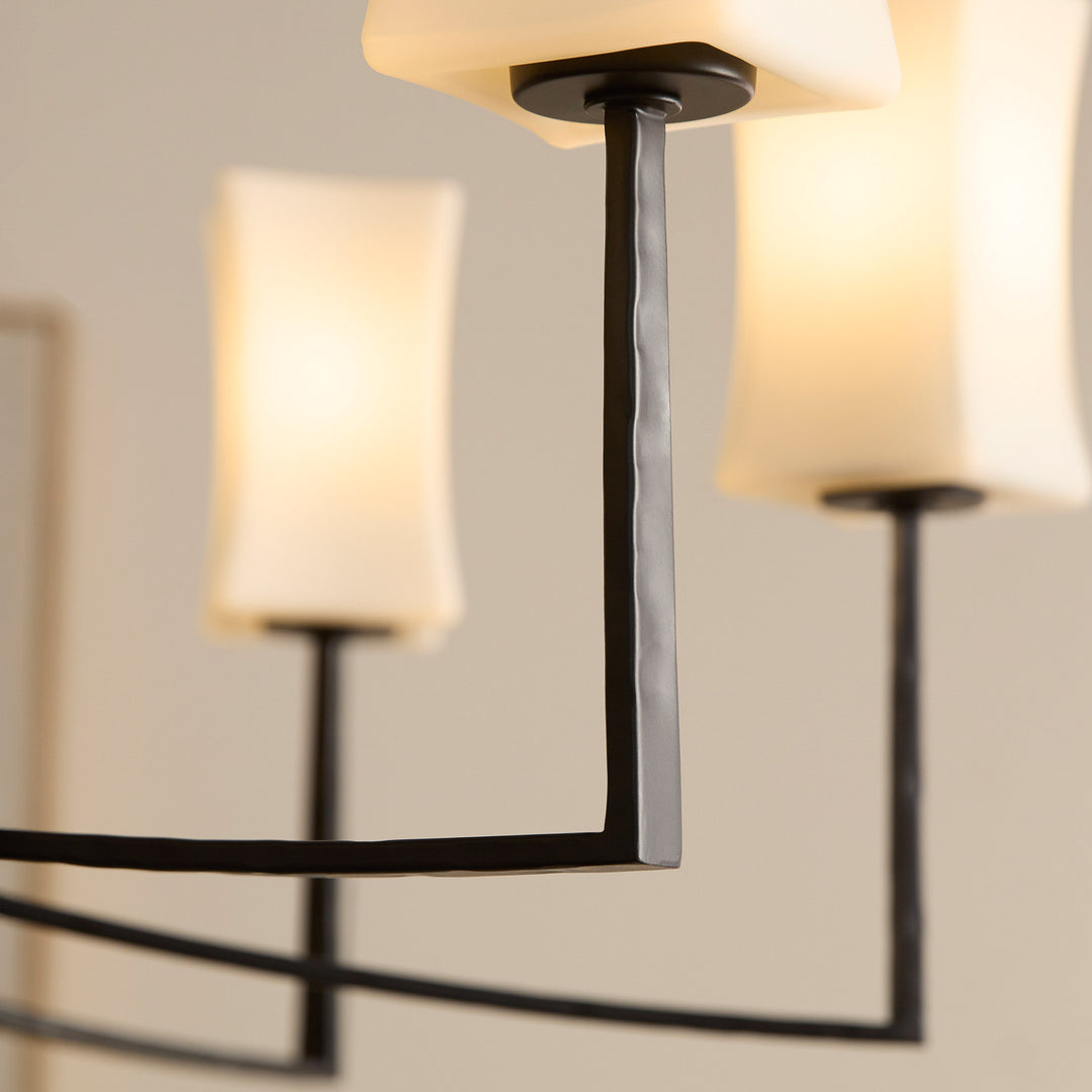 AYALA 8 Light Chandelier - Matte Black
