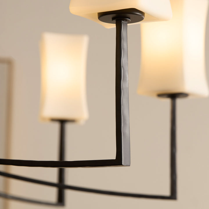 AYALA 8 Light Chandelier - Matte Black