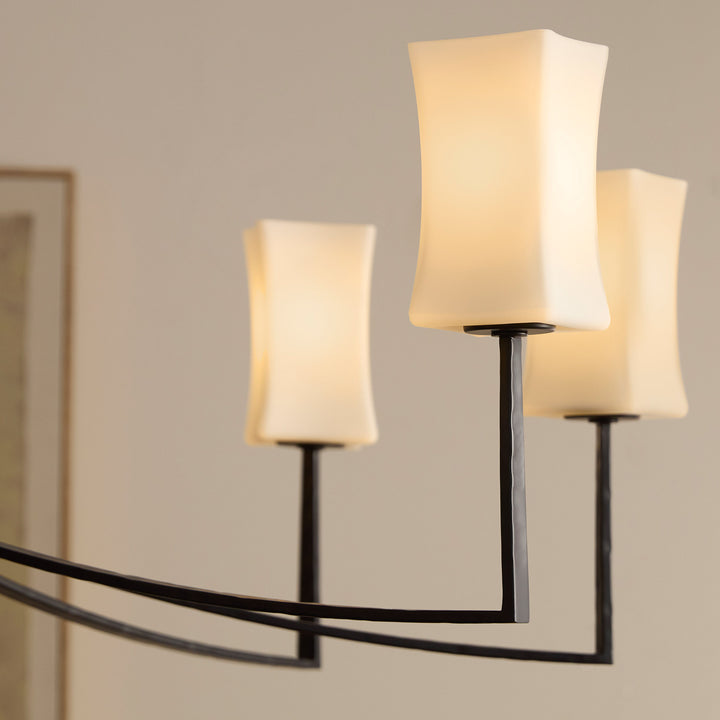 AYALA 8 Light Chandelier - Matte Black