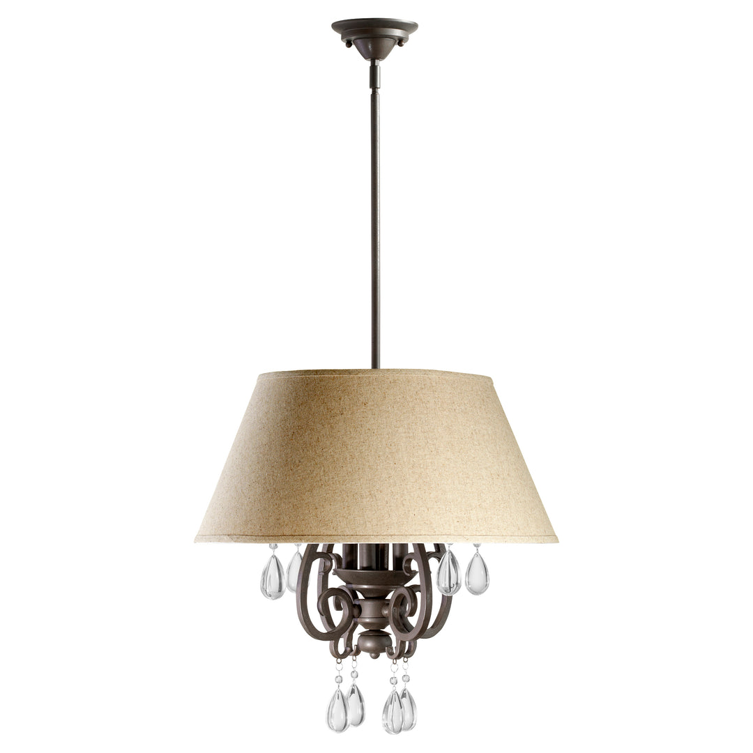 ANDERS 4 Light Pendant - Oiled Bronze