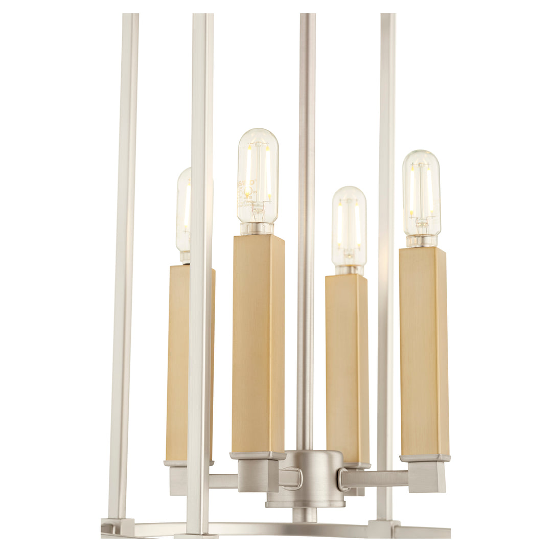 Olympus 4 Light Entry - Satin Nickel